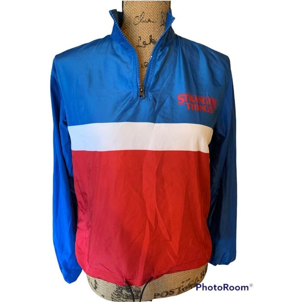 Stranger Things Netflix Pullover Windbreaker  XS